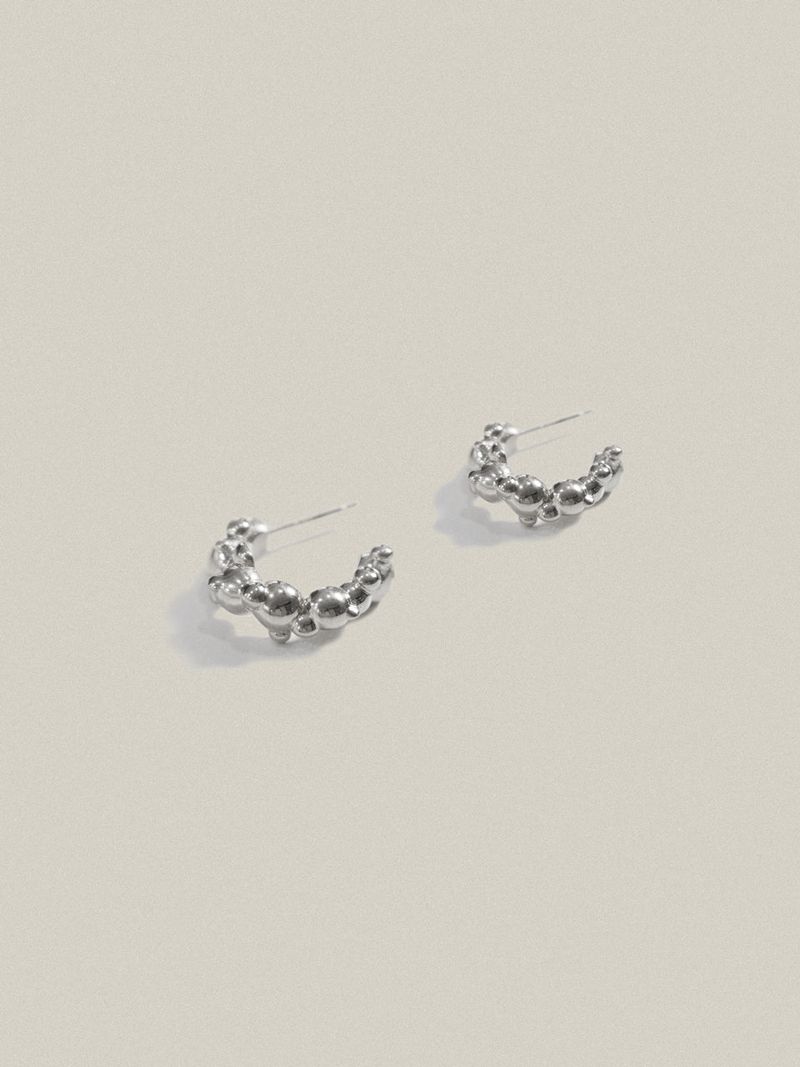 partez(パルテ)の「Bubble Earrings Silver(Accessories)」