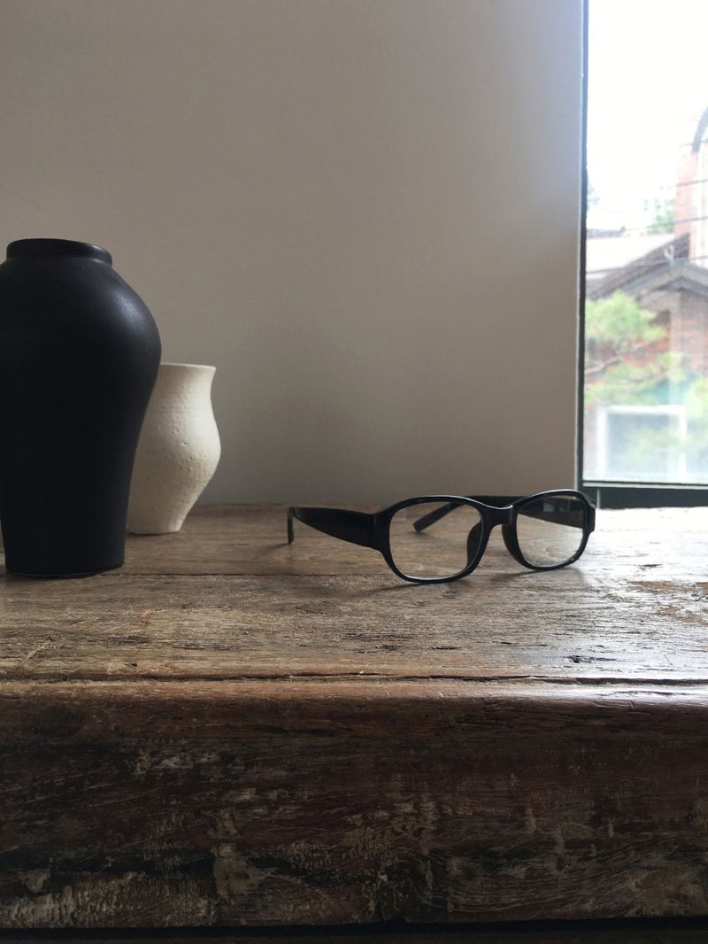 Square Horn Frame Glasses