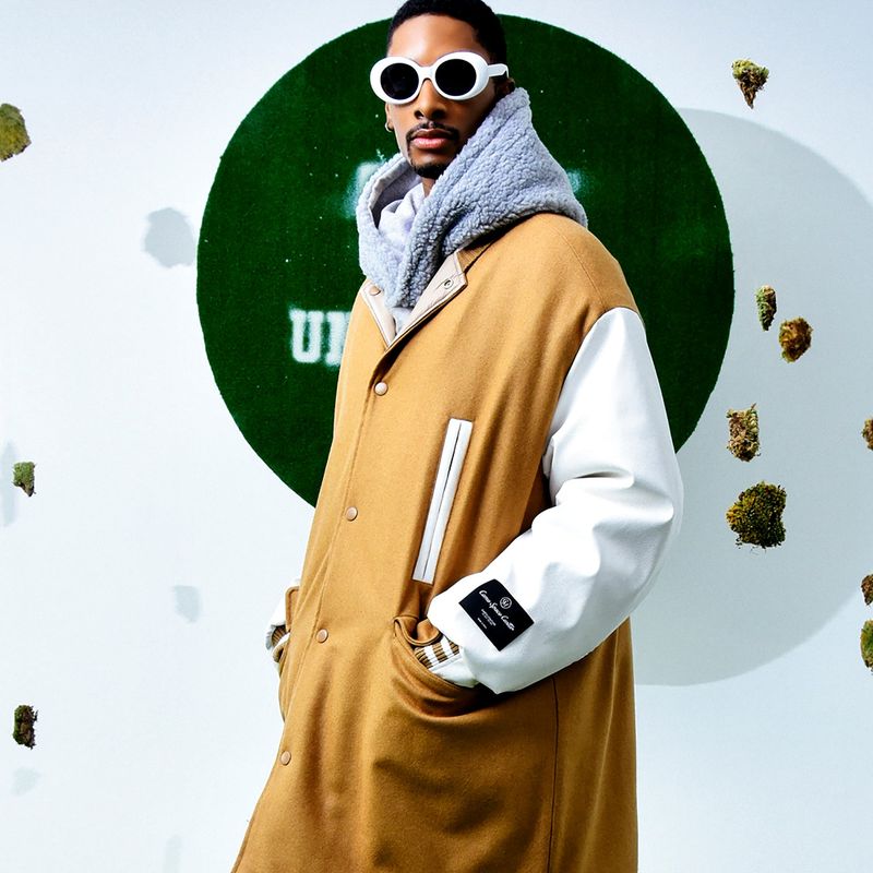 Reversible Wool-Blend Varsity Coat