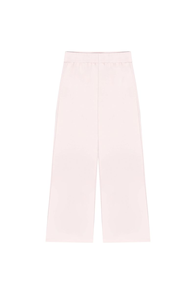 09 Numbering straight pants, Pink