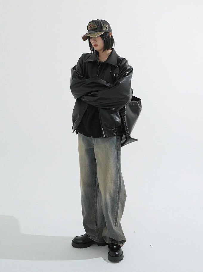 NY LC pigment denim ball cap