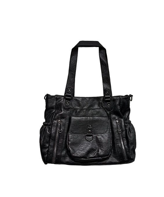 ULAN(ユレン)の「Pin Zipper Ring Pocket Shoulder Bag(Bags)」