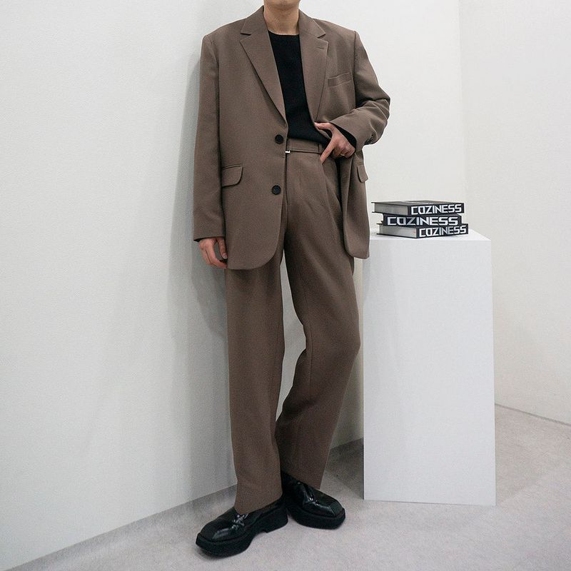 SK Daddy Half Two-Button Jacket (Set Up