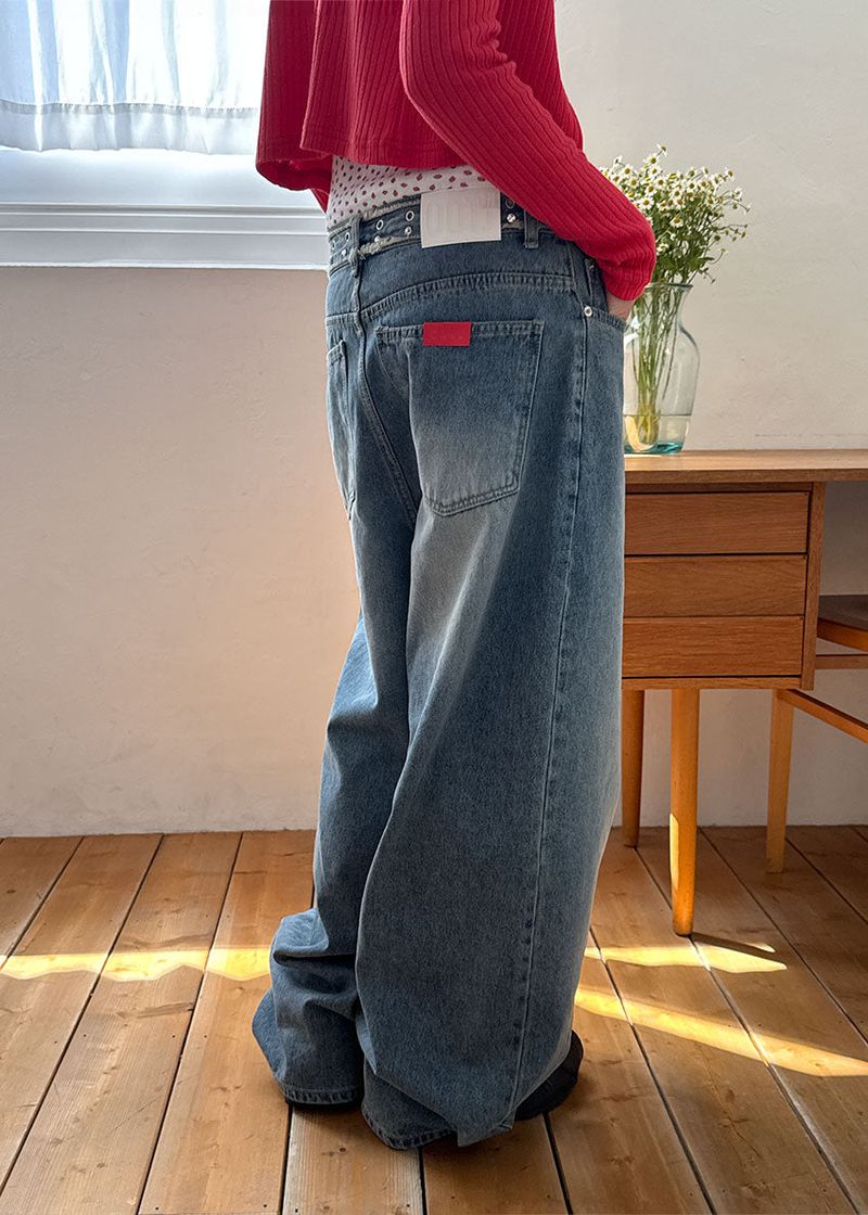 DIA EYELET DENIM