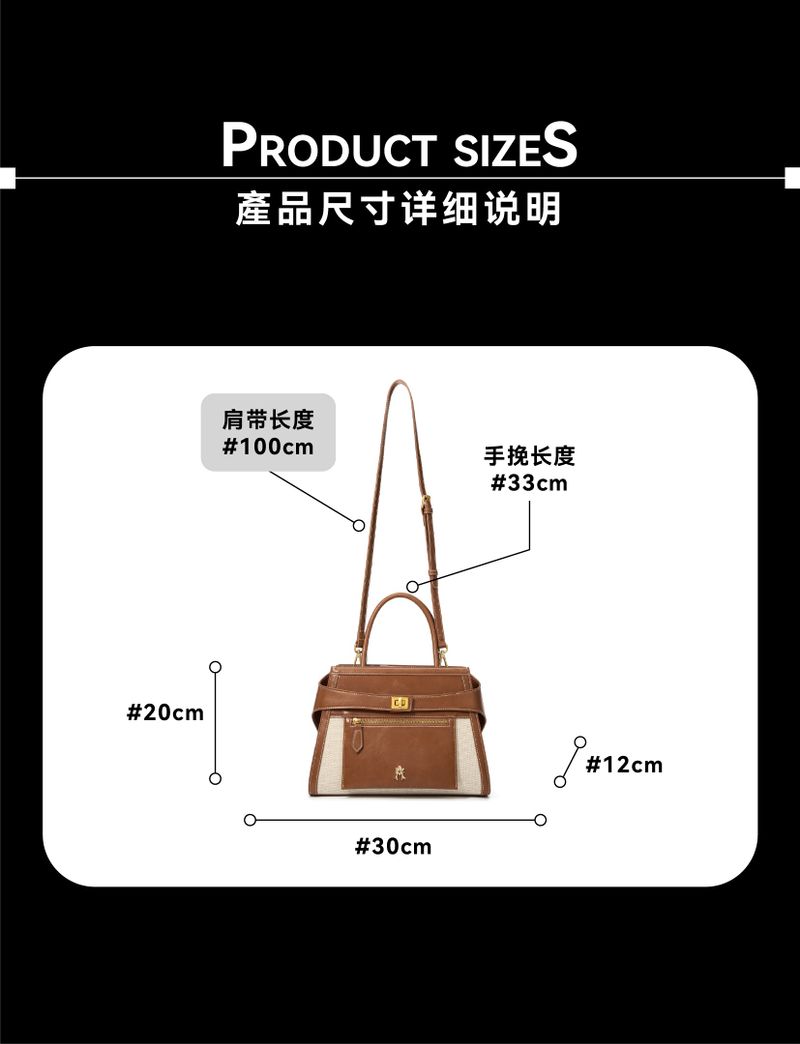 “VALLETTA”Patchwork Leather Handbag