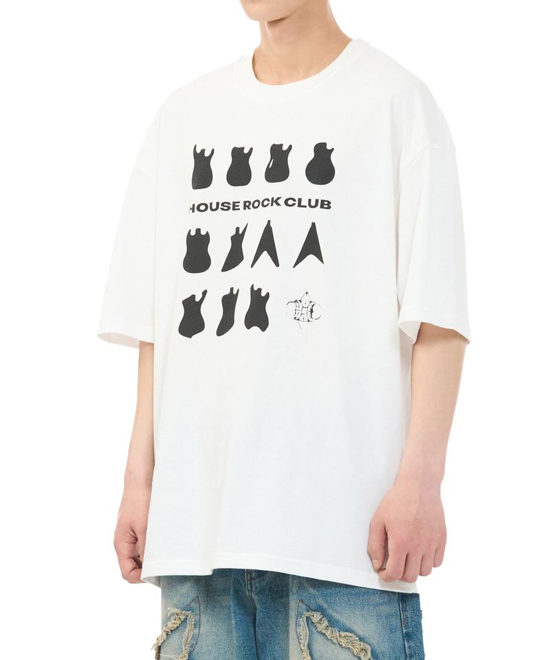 GUITAR TEE - VINTAGE WHITE