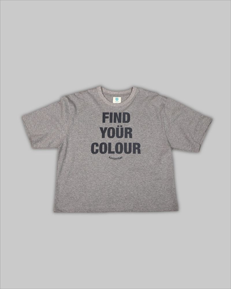 SAYSAYSAY（セイセイセイ）の「FIND YOUR COLOR T-SHIRT (CROP FIT)（Tops）」