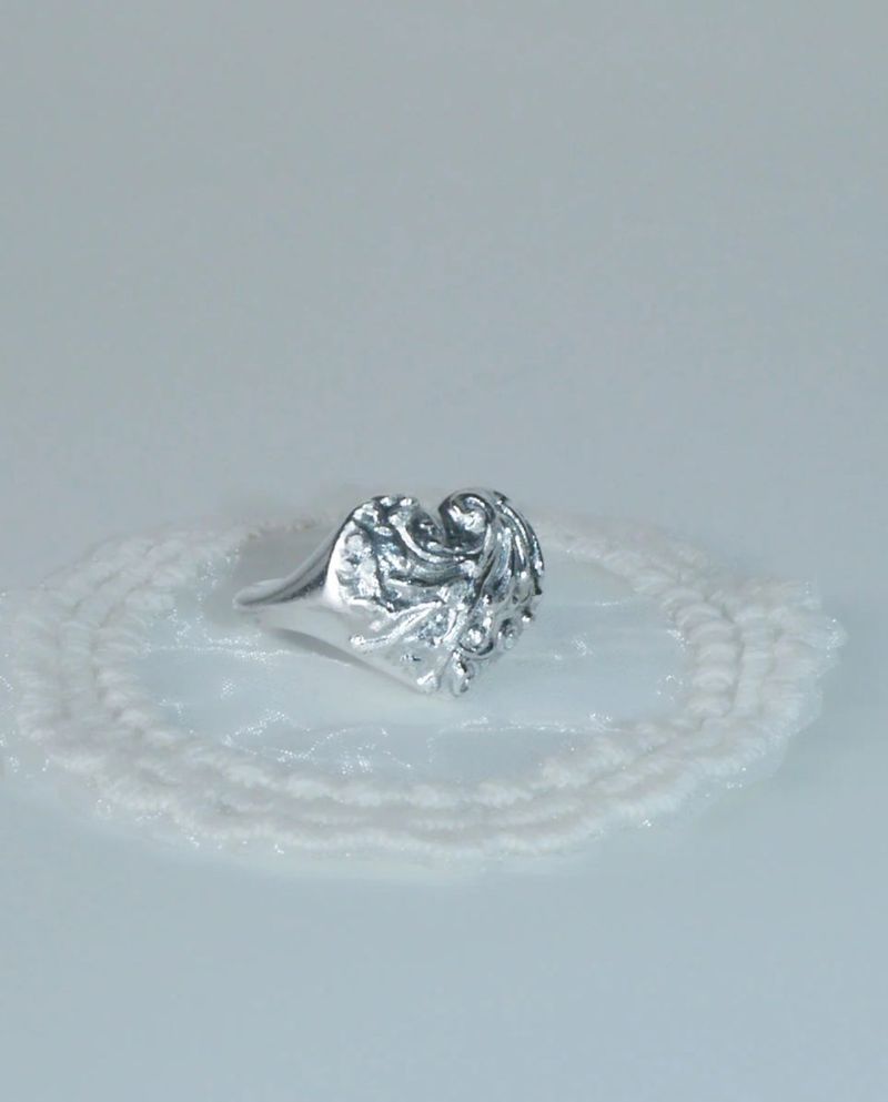 [MADE] melted volume heart ring