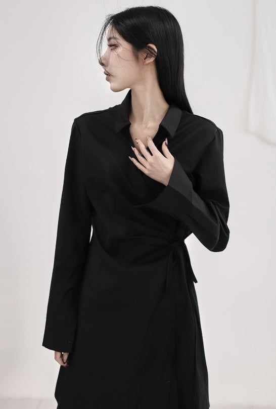 EEUN（イウン）の「Wrapping Three Pin Tuck One Piece（Dresses）」