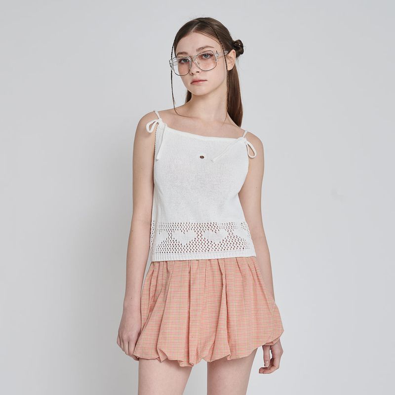 LOVE 2WAY KNIT HALTER TOP_IVORY