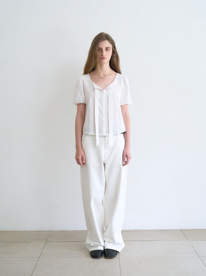 Claire blouse (Ivory)