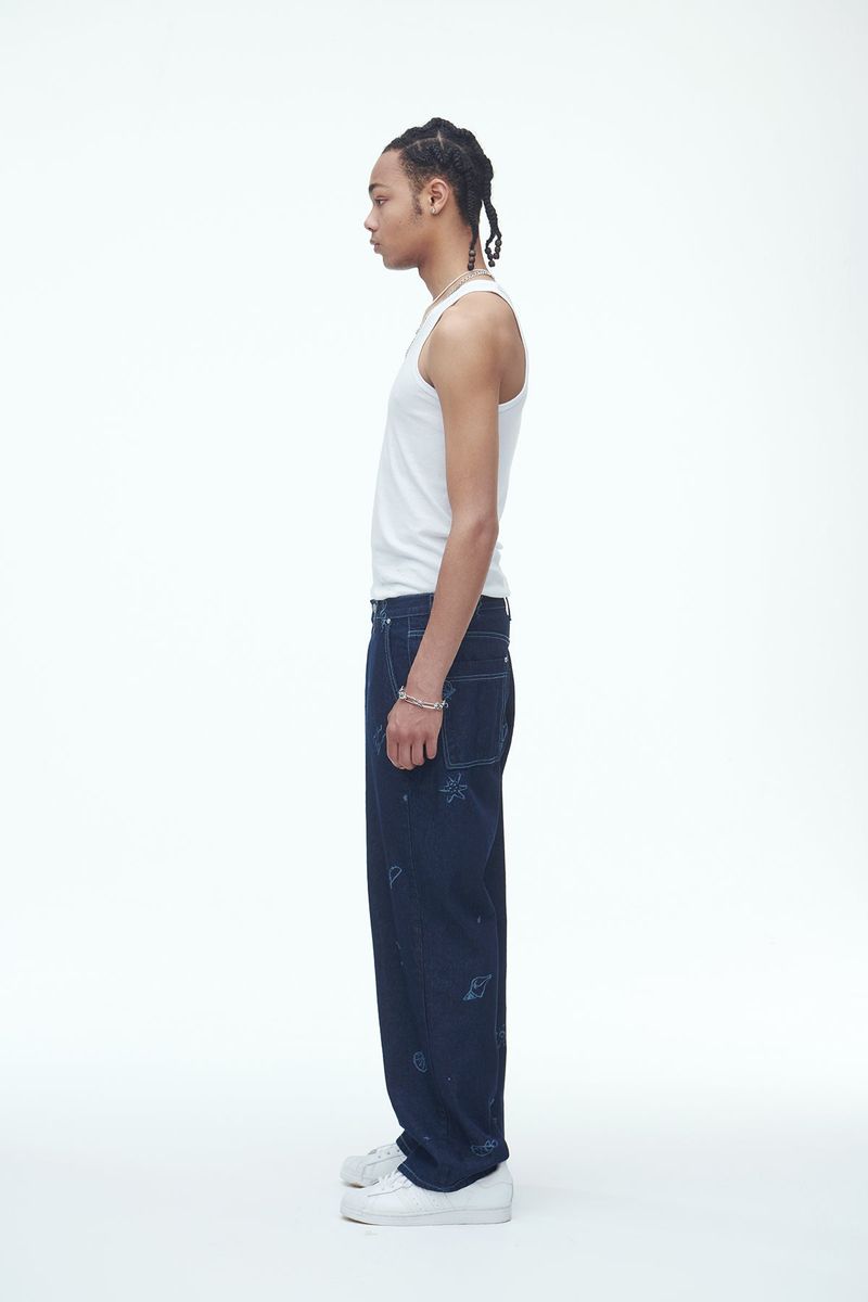 Jeju Beach Denim Pants