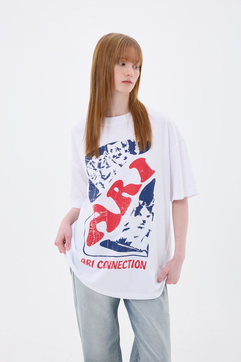 PURRING T-SHIRT / WHITE