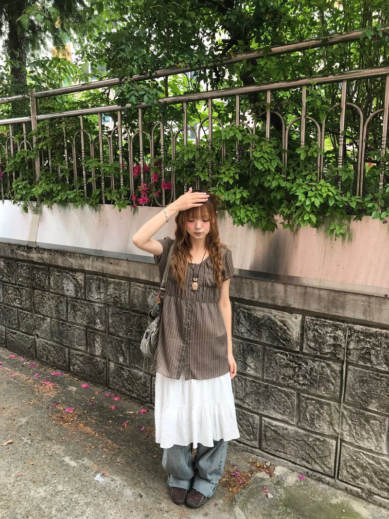 ディア ヴィンテージ レイヤード スカート
