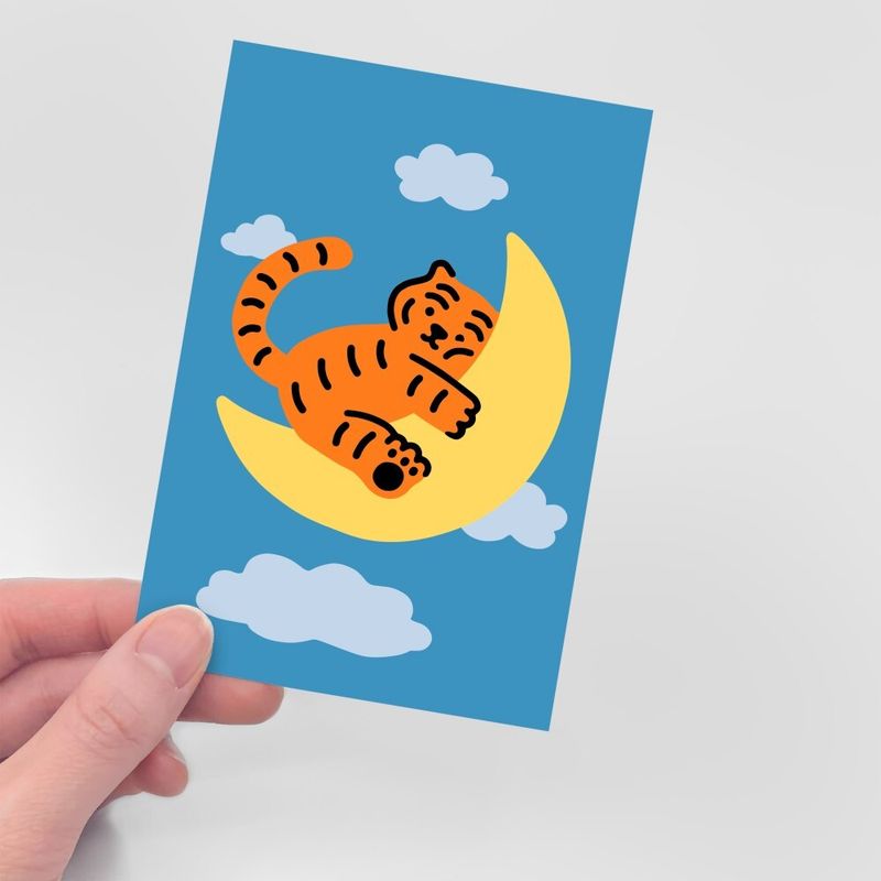 DREAM TIGER POST CARD
