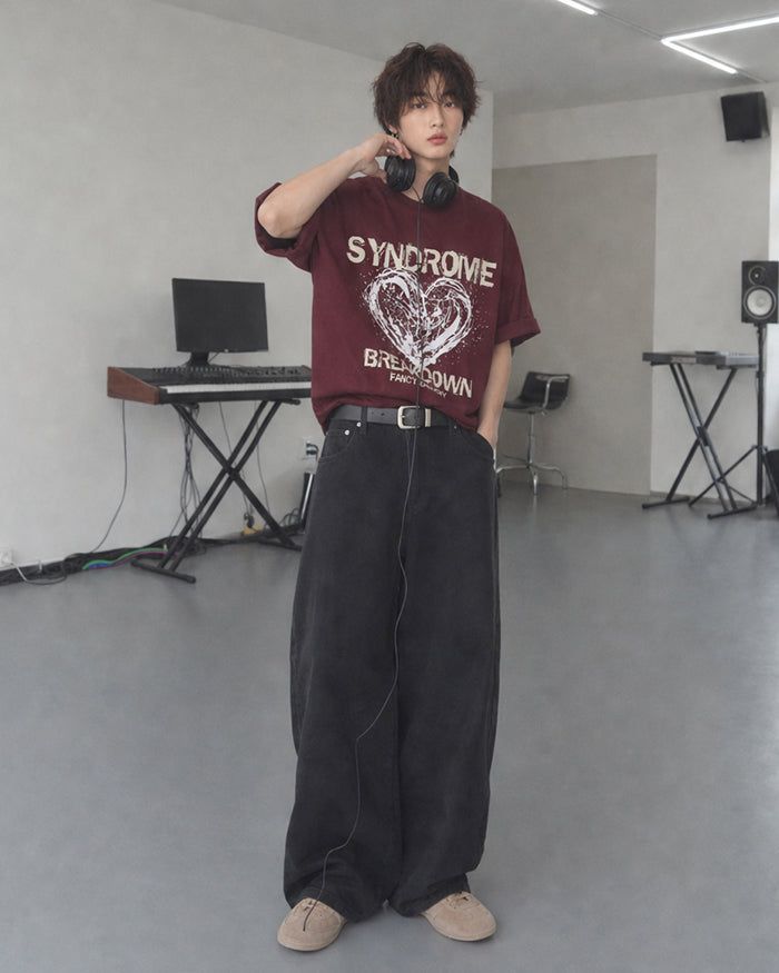 (UNISEX) Heart Syndrome Over Tee