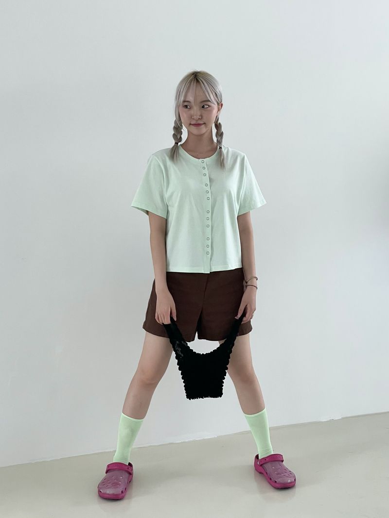 Colorful cotton short pants