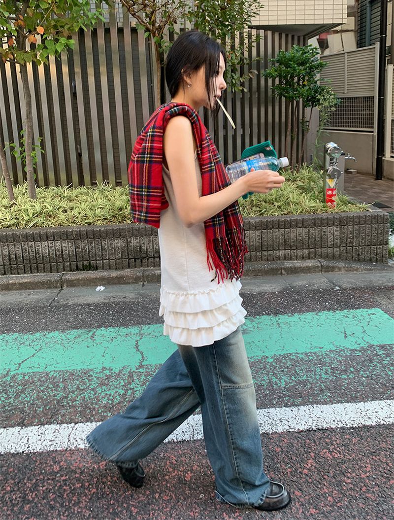 BIAS WIDE JEANS (2C)