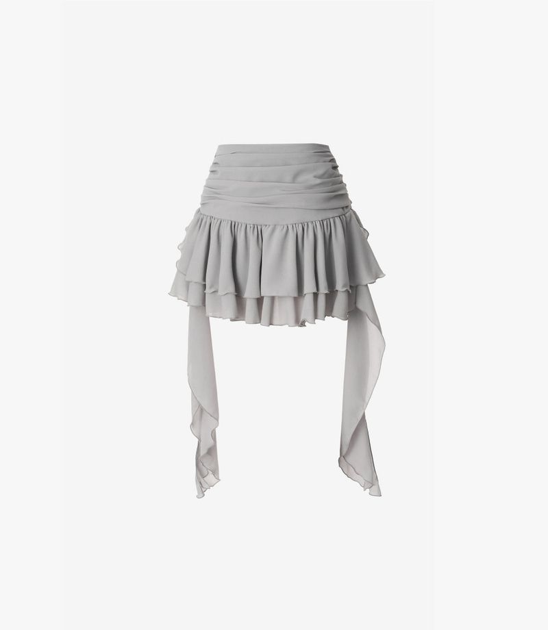 Tutu Chiffon Winged Shirred Skirt