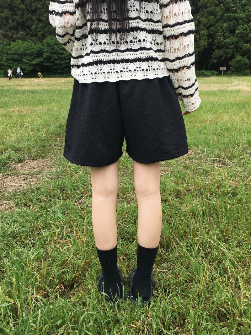 [Short ver/Ritcore MADE] Heart Embossed Shorts (3c)