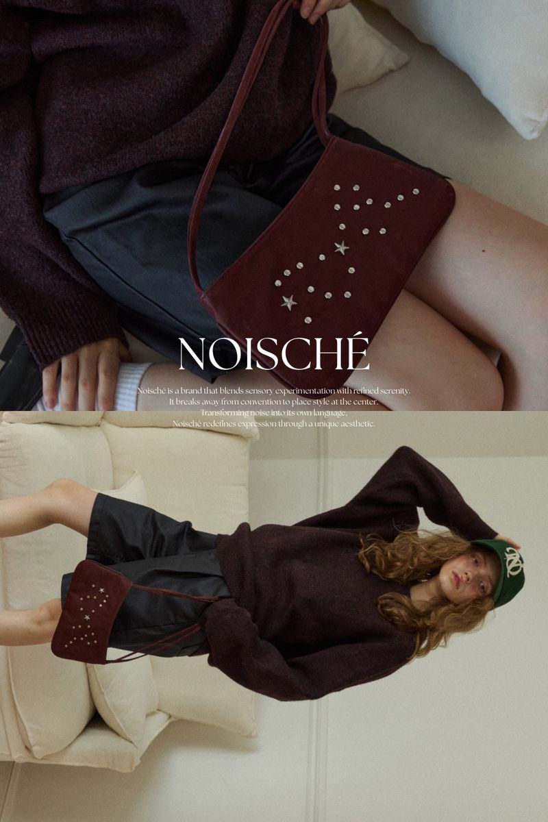 NOISCHE（ノイシ）の「メイド_ノーバミニバッグ/ ビンテージバーガンディ（バッグ）」