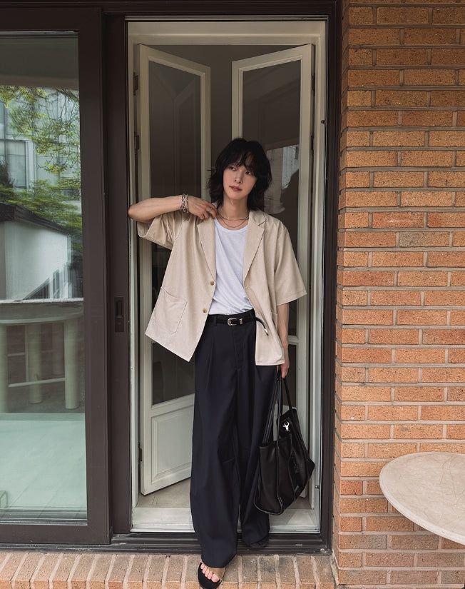 Heyd Linen Half Blazer