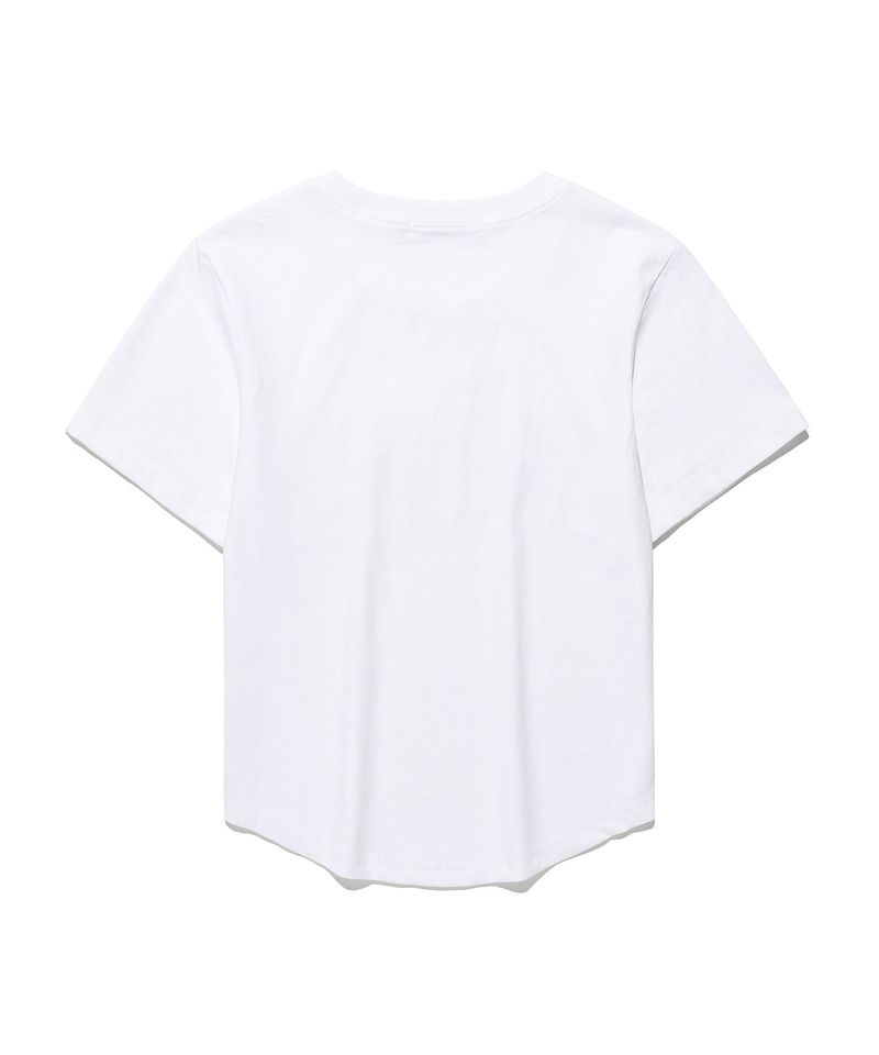 Bumpy Kiss Logo App Tee White (KIB6MFT503B)