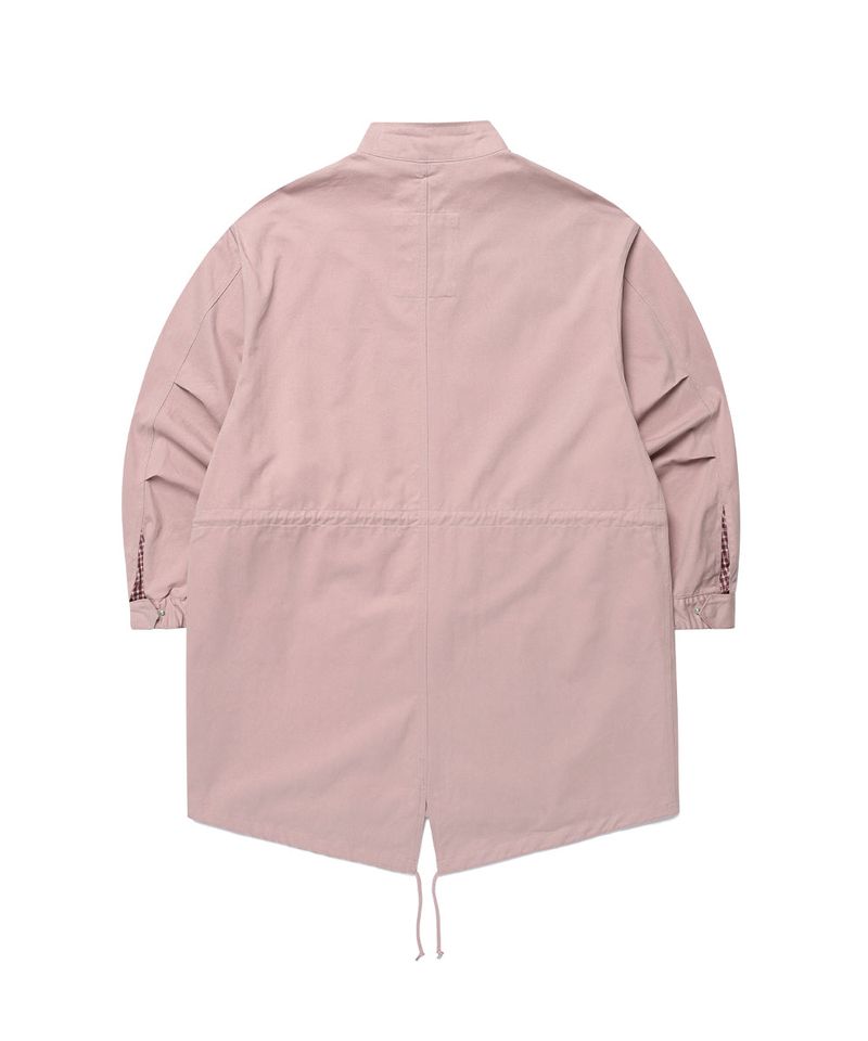 CHECK HOODED FISHTAIL JACKET PINK(CV2GFFB960A)