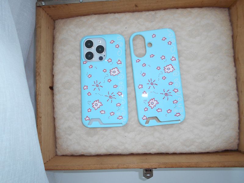 226STUDIO（226スタジオ）の「starry sketch card pocket phone case (blue)（Smartphone Accessories）」