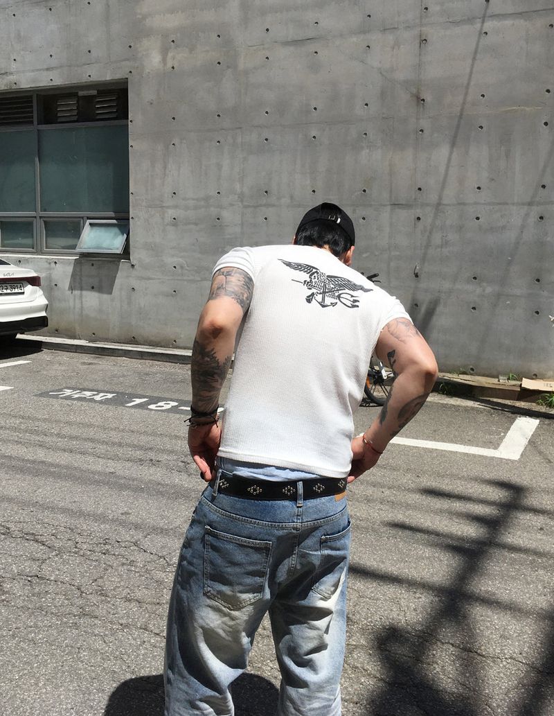 No.1760 US muscle half T (4color)