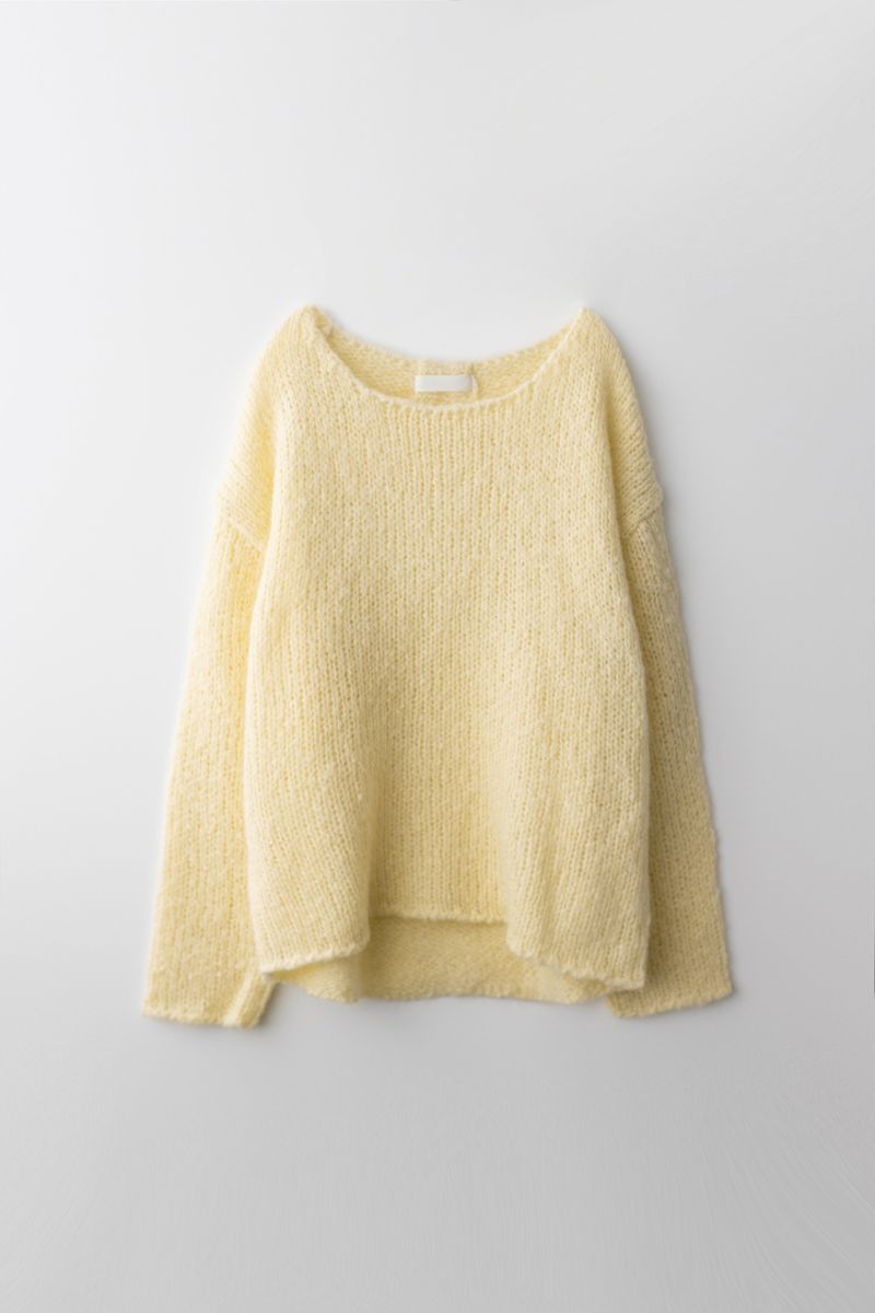 Mohair knit (Yellow)