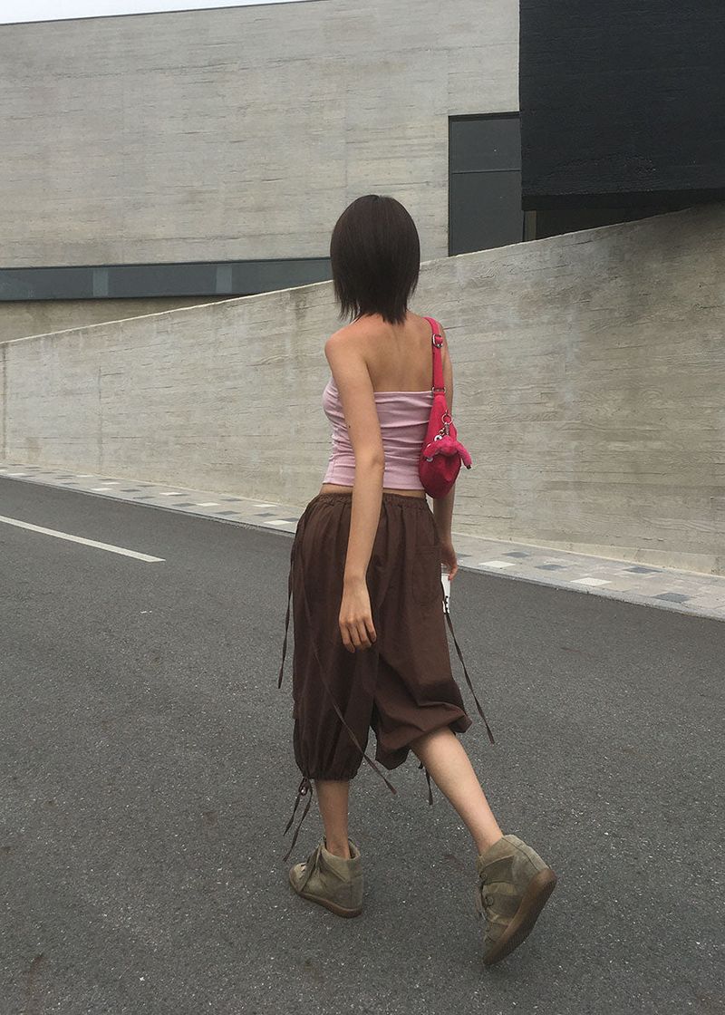 CARGO STRING BERMUDA PANTS (6color)
