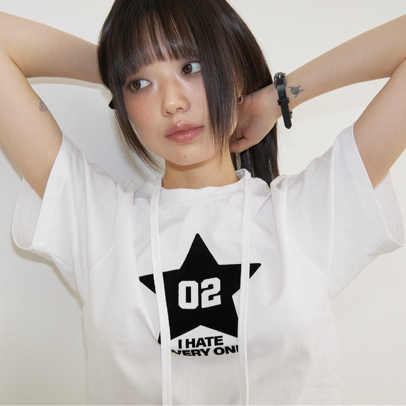 SOIF DRINK（ソイフ ドリンク）の「リボンロックTシャツ ホワイト（トップス）」