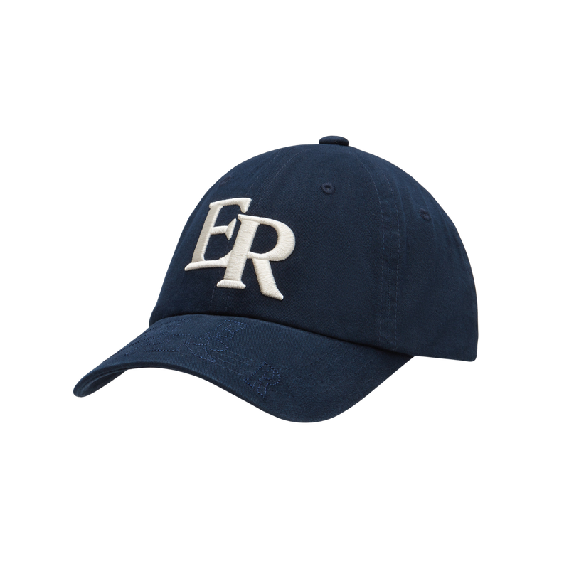 EEERRR visor stitch point Ball cap (Navy)
