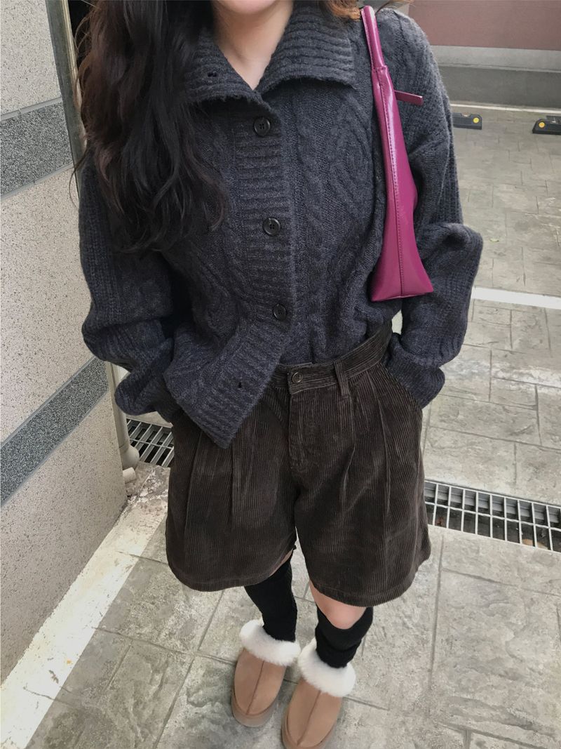 Thenib(ザニブ)の「Wool fisher high neck cardigan (Tops)」