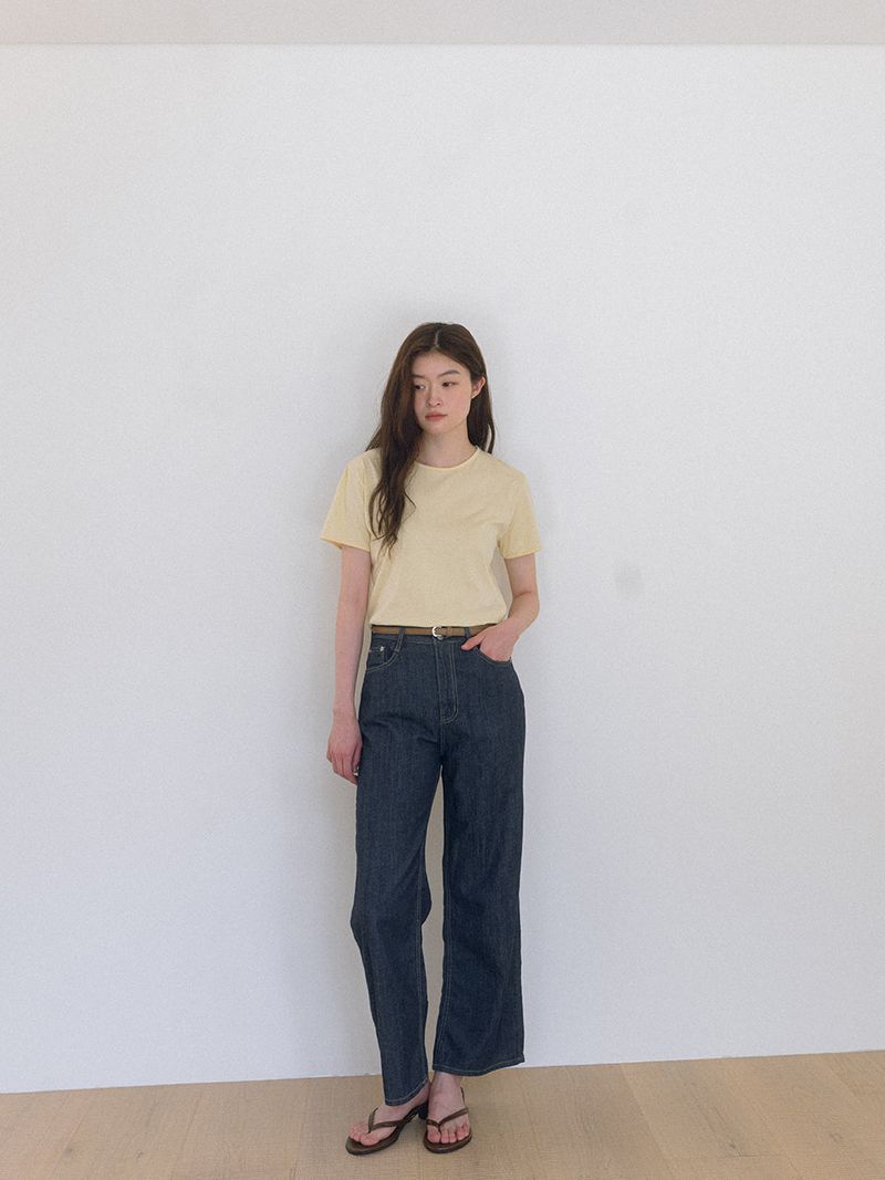 LM21 Semi Wide Indigo Pants