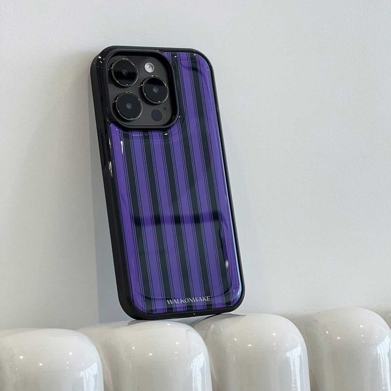 [Epoxy] Stripe case(purple)