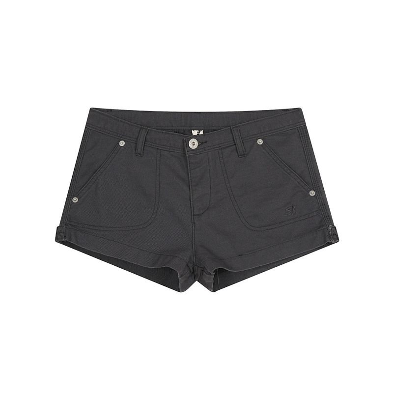 Lauren Roll-Up Cotton Shorts