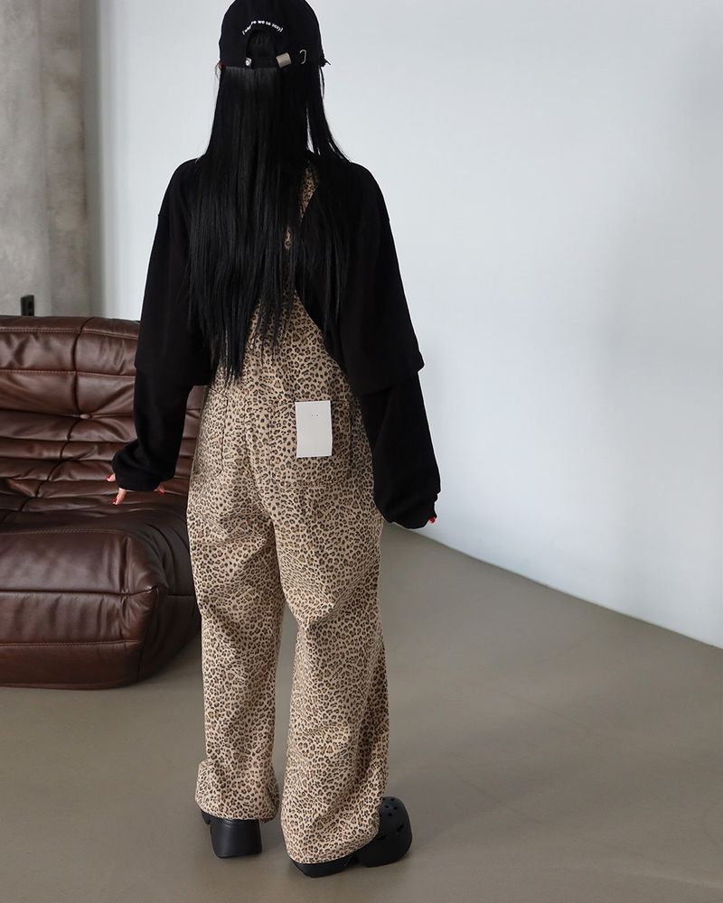 leopard leopard overalls overalls