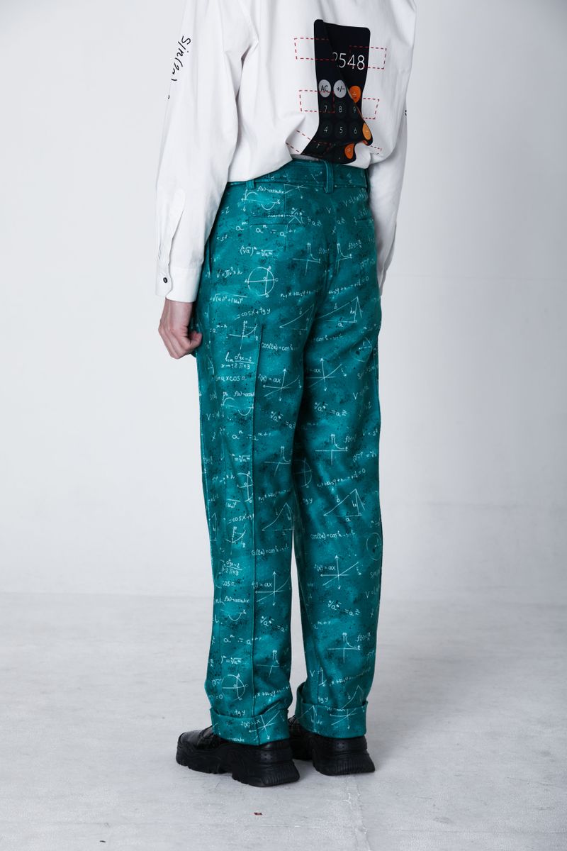 Classic Wide Pants (chalk-board)