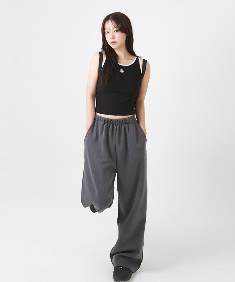 STITCH LOGO COLORING SLEEVELESS [3color]
