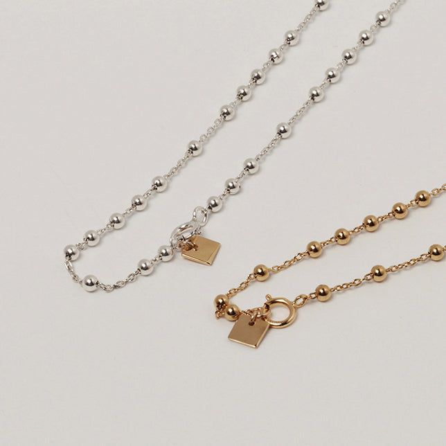 Less is more（レスイズモア）の「SILVER BALL CHAIN BRACELET (925 silver（Accessories）」