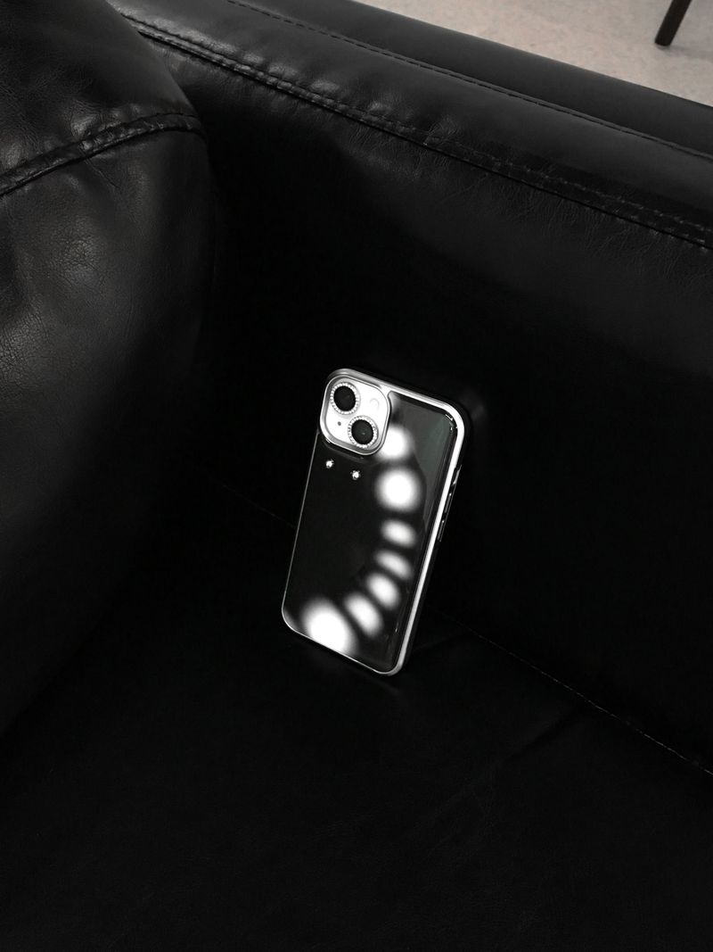 [MADE] PIERCING phone case_Black White