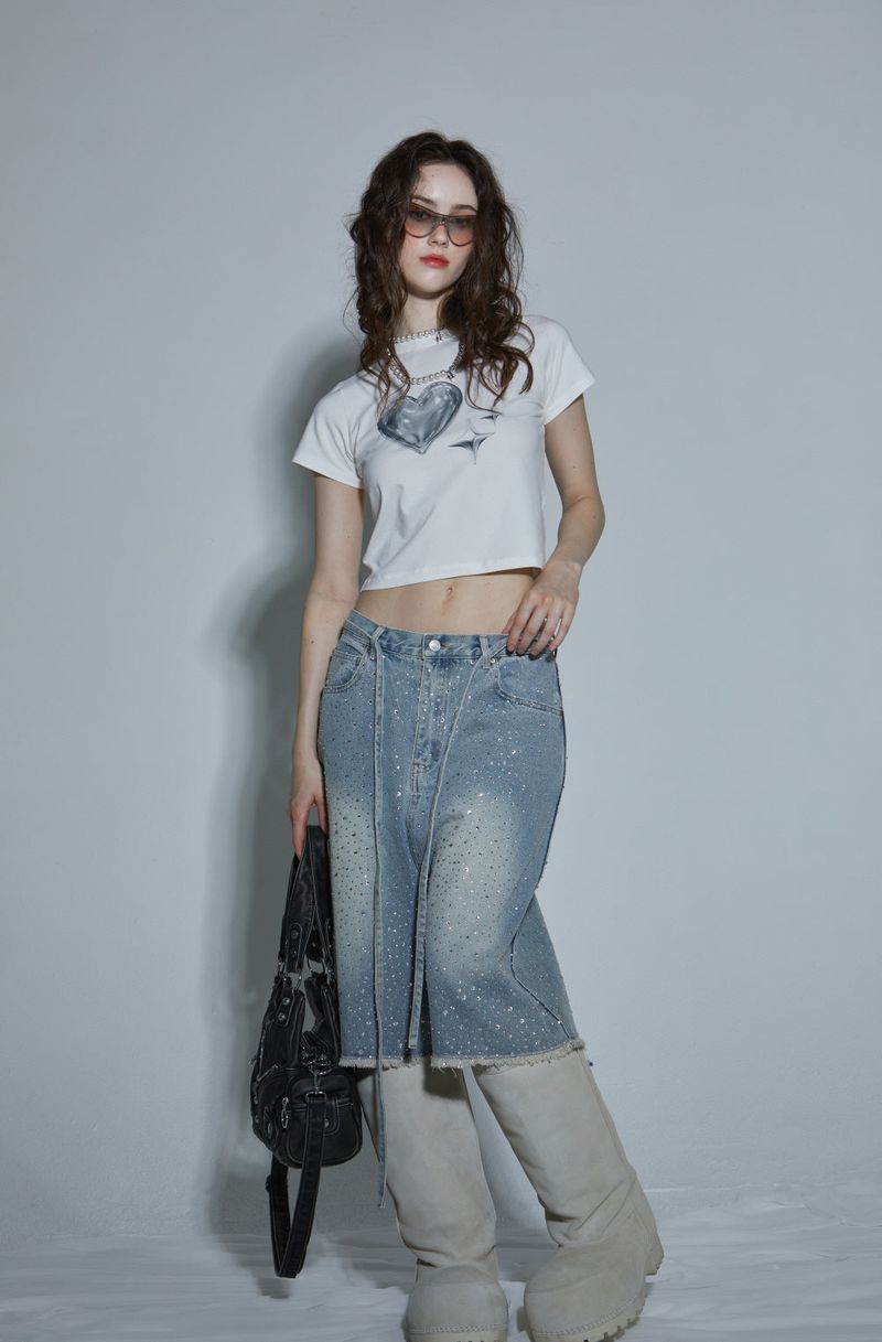 DIA BERMUDA PANTS -LIGHT BLUE