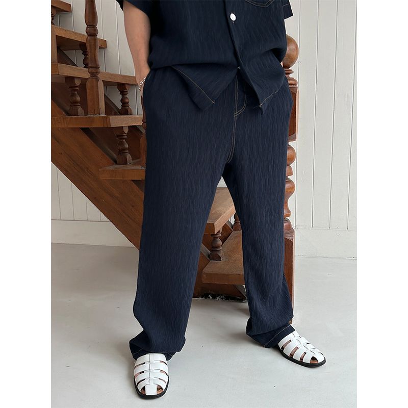 LAURANT（ロラン）の「[S/S] Denim pleats banding pants (2color)（Pants）」