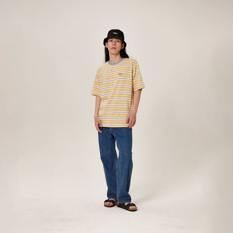 Dazzy Stripe T-Shirt Yellow