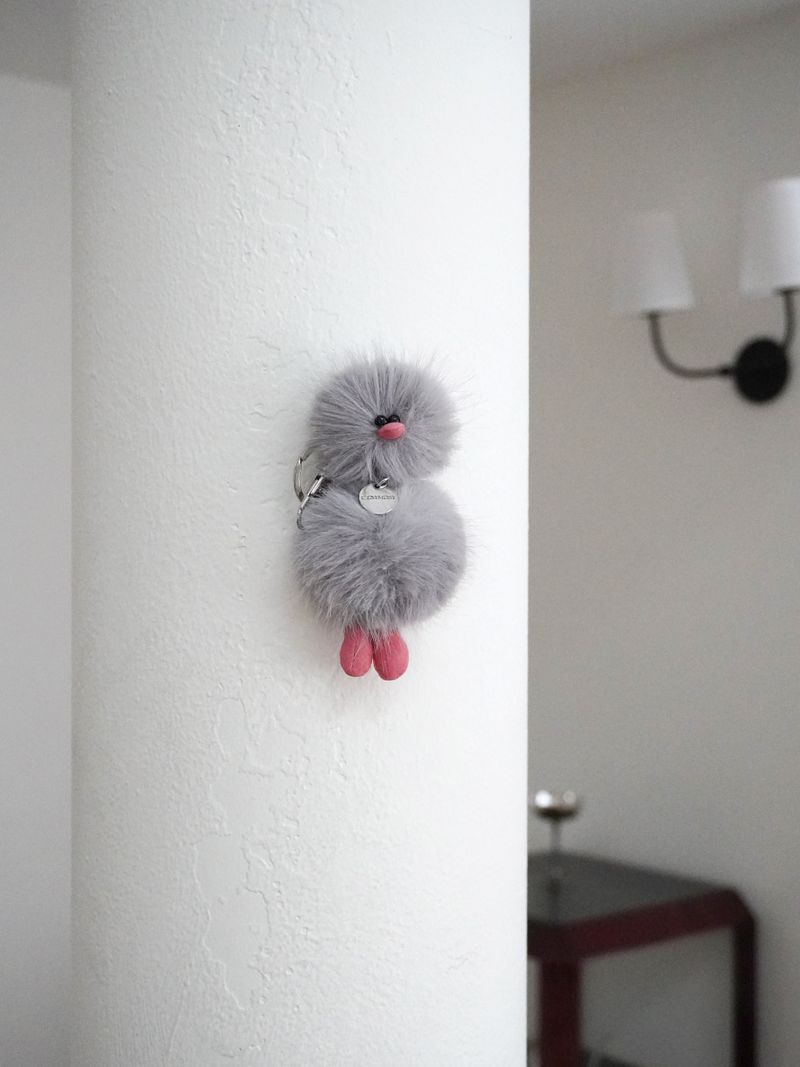 Cosymosy Mini Bird Keyring - Blue Gray