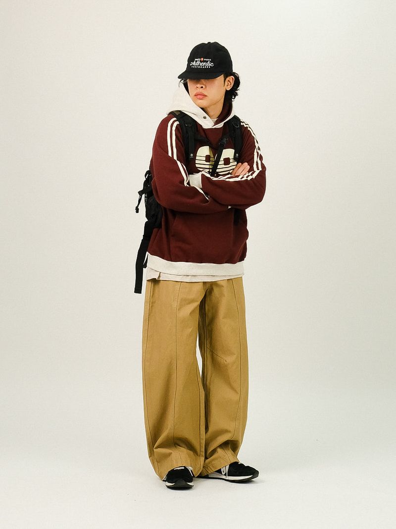 CO Hearts Patch Cottom Wide Pants