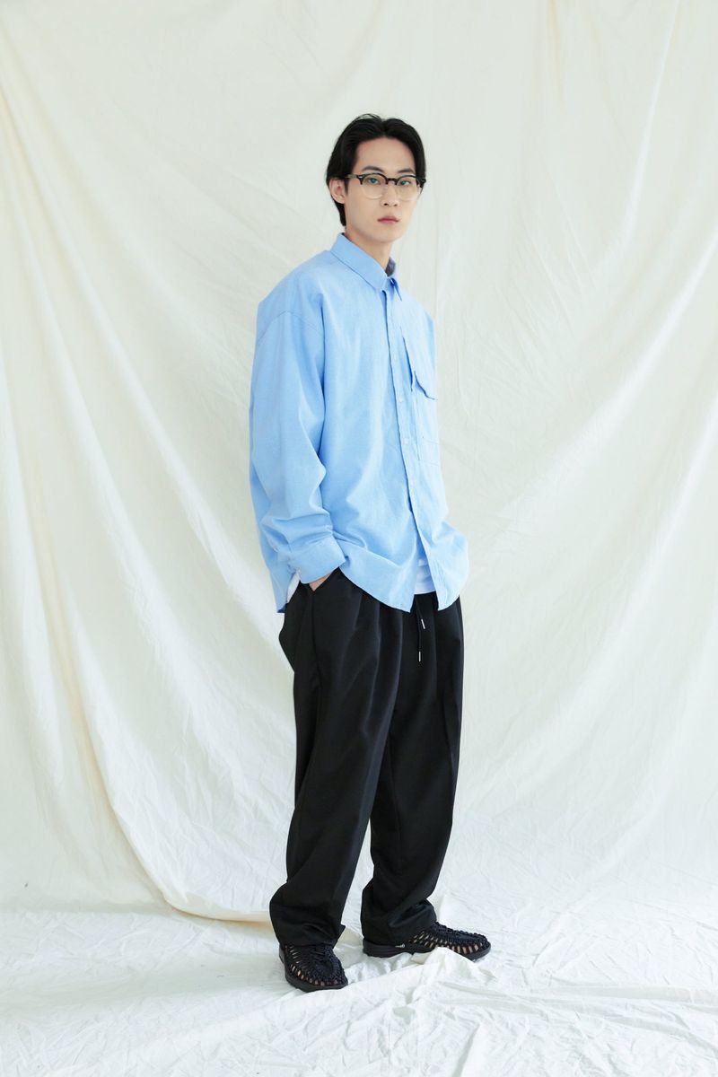 PRK 2TUCK BALLOON FIT 2WAY PANTS BLACK