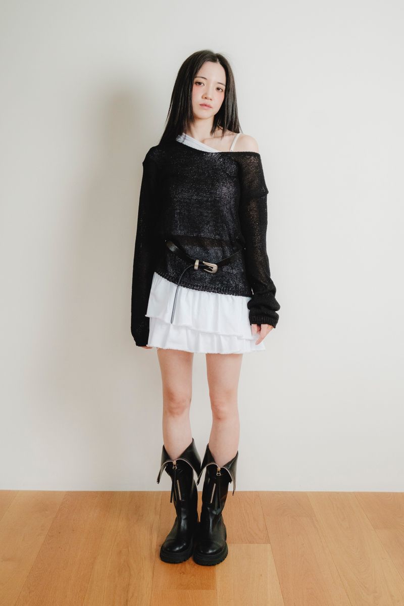 SIS A（シスエイ）の「CAN CAN FRILL MINI SKIRT / WHITE（Skirts）」